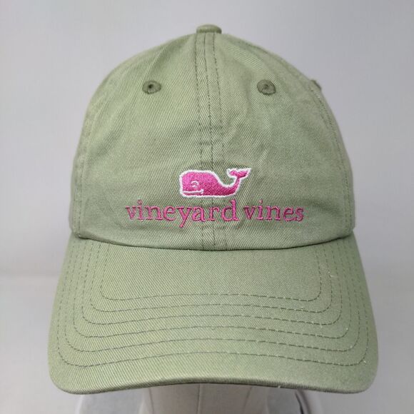 Vineyard Vines Strapback Hat Green One Size Adjustable Embroidered 6 Panel - Picture 2 of 9